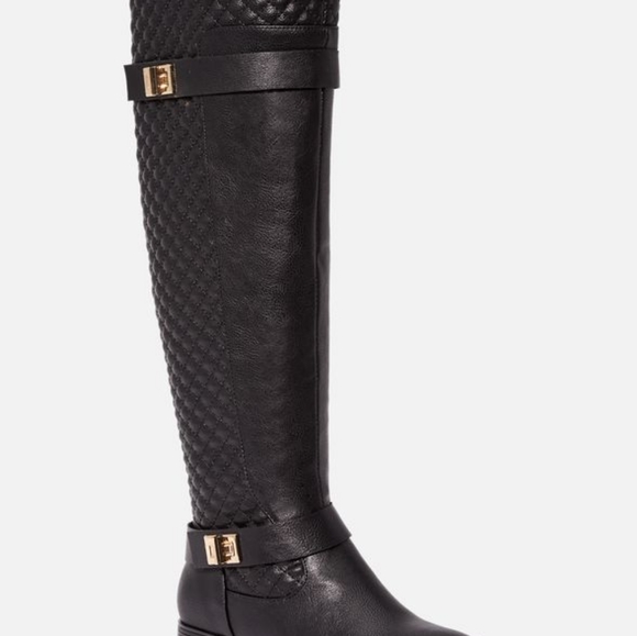 **Sold**NWOB JustFab Keswick Tall Black boot - Picture 3 of 5